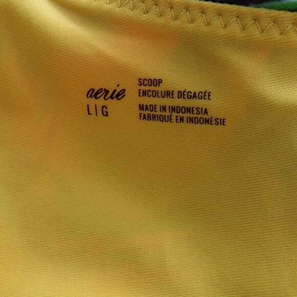 NWOT Aerie tropical swim top L - Picture 3 of 5